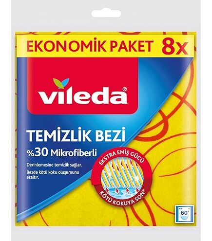 VİLEDA BEZZY TEMİZLİK BEZİ 10LU SARI BEZ