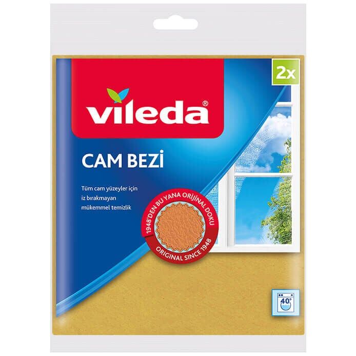 VİLEDA CAM BEZİ 2Lİ PKT