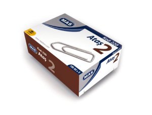 MAS 220 Ataş 25 mm No:2 100 Adet - Metalik Gri