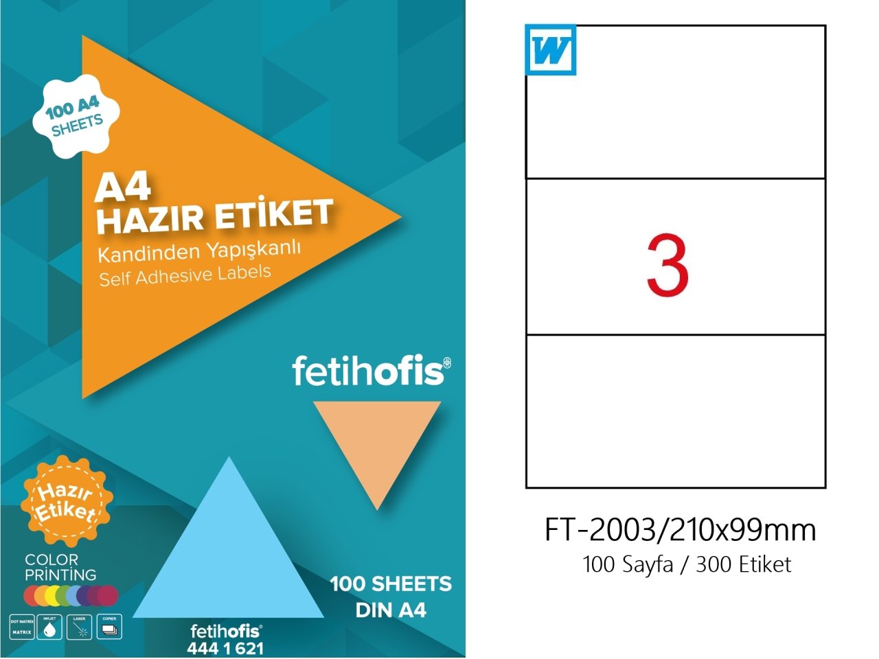 fetihofis Laser Etiket FT-2003