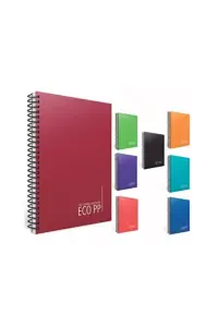 GIPTA DEFTER 6398 A5 SPİRALLİ PP KAPAK 100YP ÇİZGİLİ