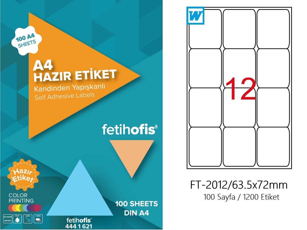 fetihofis Laser Etiket FT-2012
