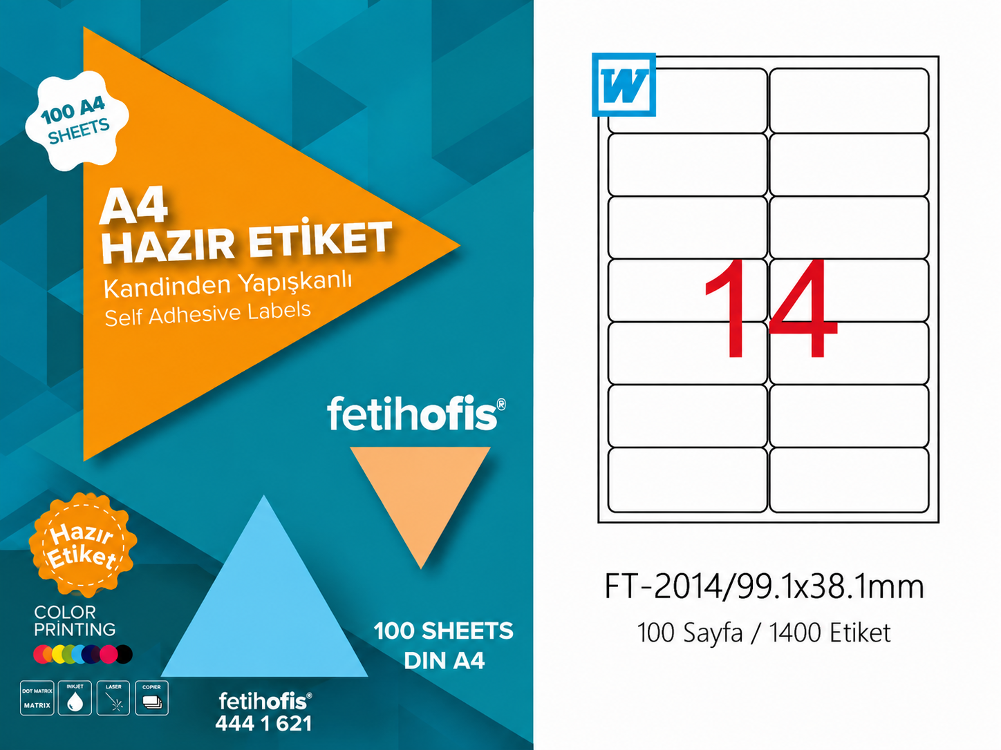 fetihofis Laser Etiket FT-2014