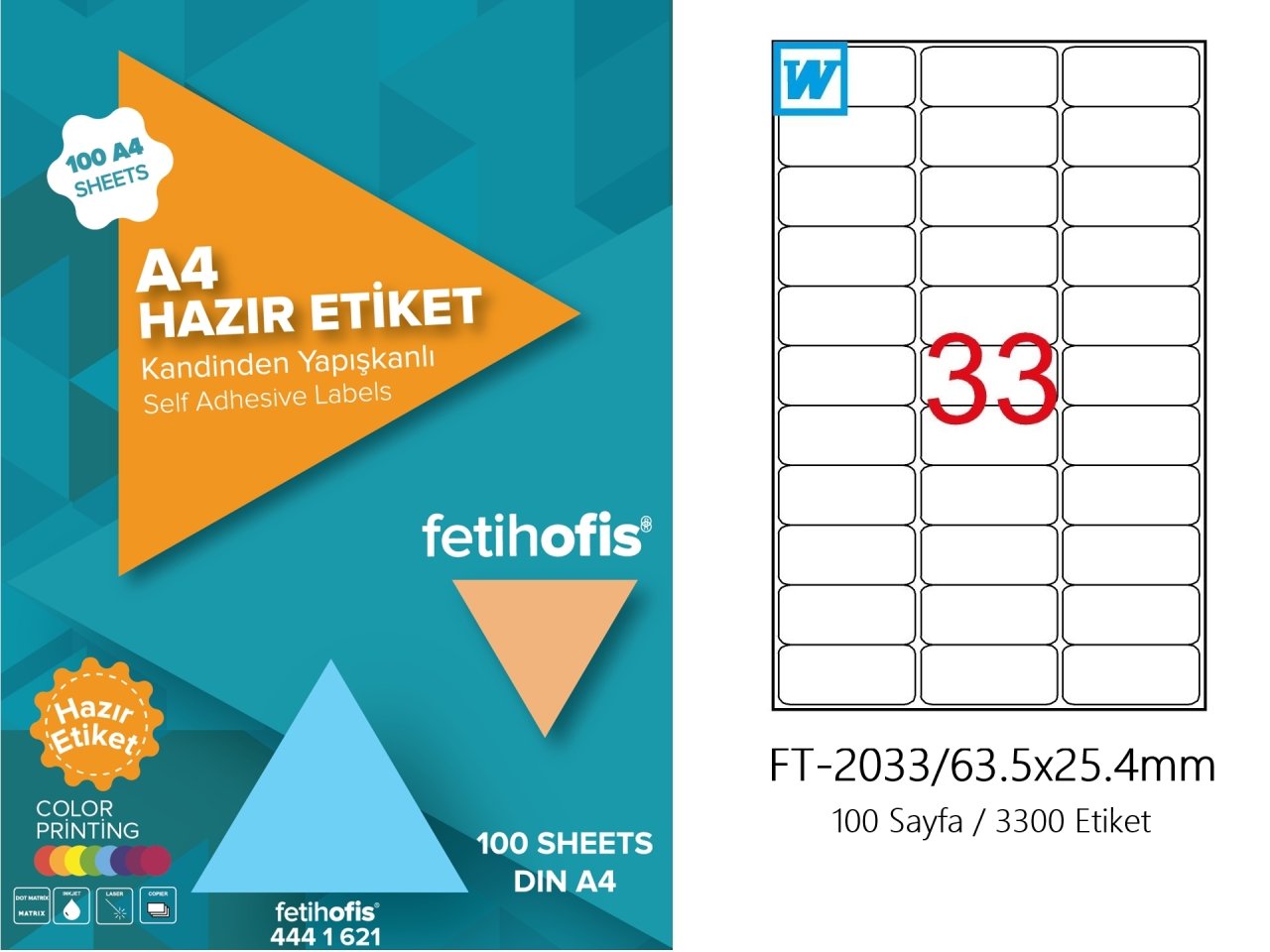 fetihofis Laser Etiket FT-2033