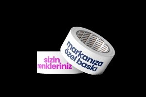 45mmx100M Özel Baskılı Koli Bandı (HOTMELT)