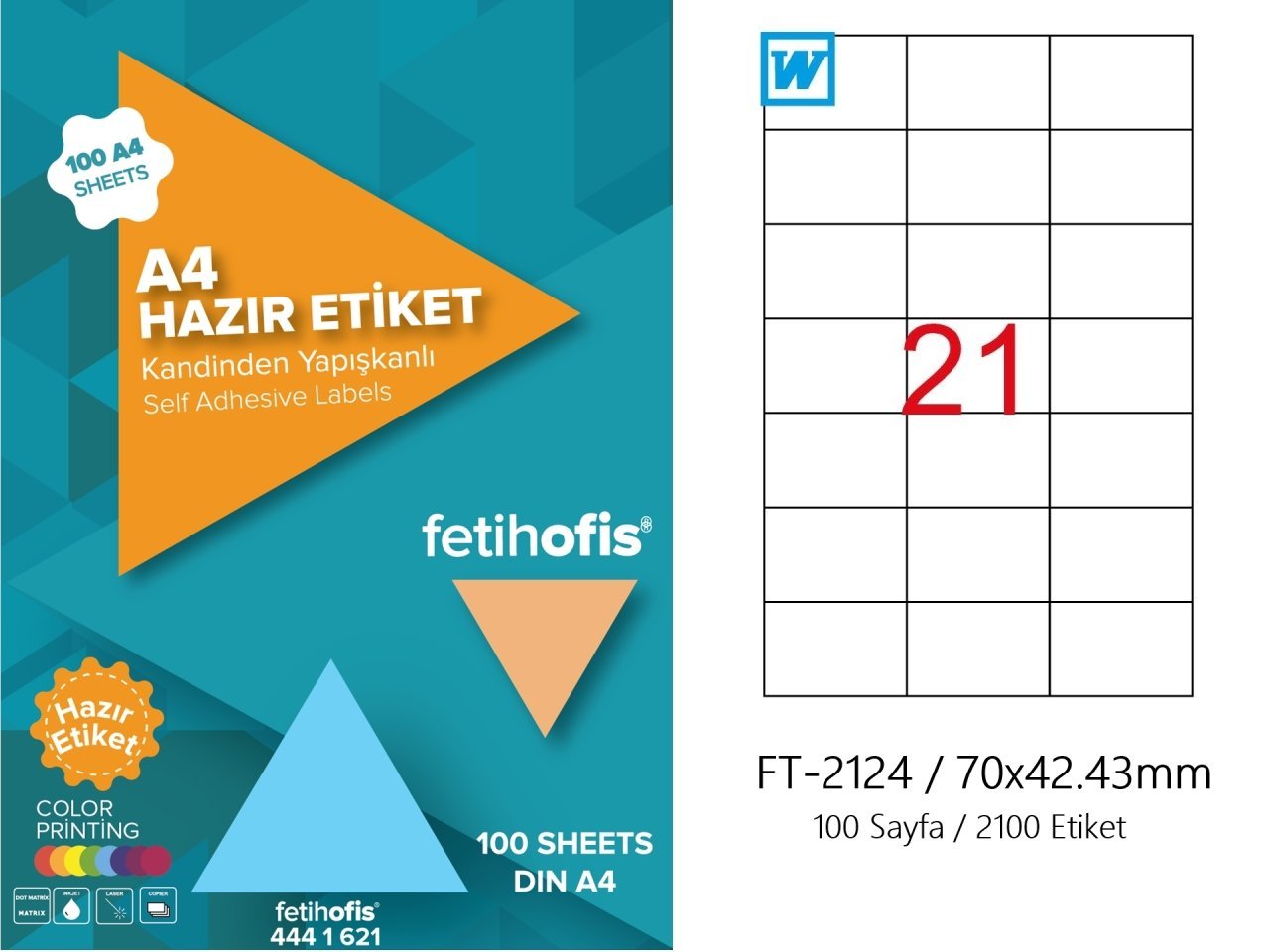 fetihofis Laser Etiket FT-2124