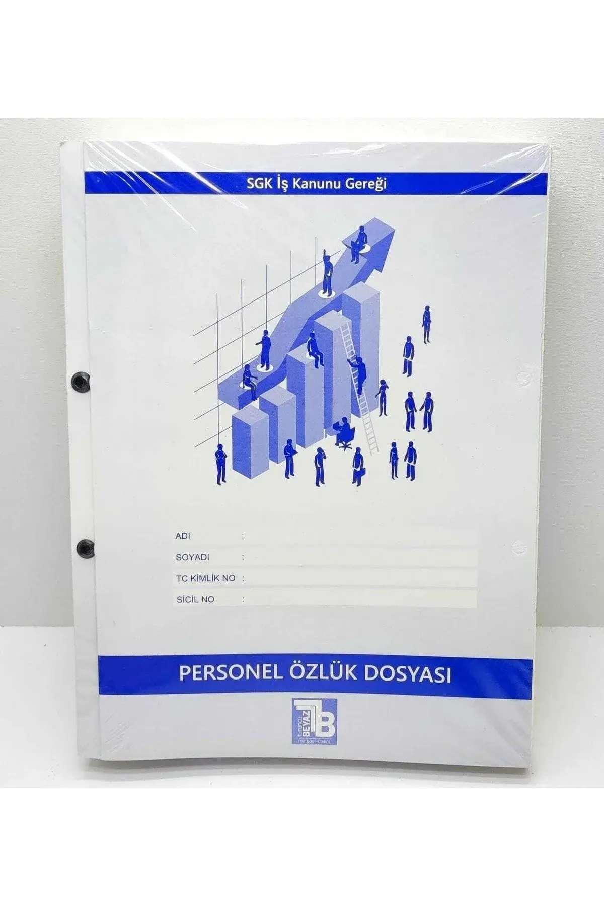 TURUNCU BEYAZ 1 SEPERATÖRLÜ AS. PERSONEL ÖZLÜK DOSYASI 10 LU