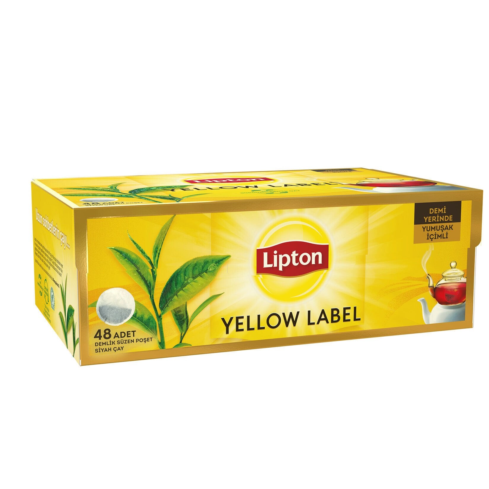 Lipton Yellow Demlik Poşet Çay 48'li