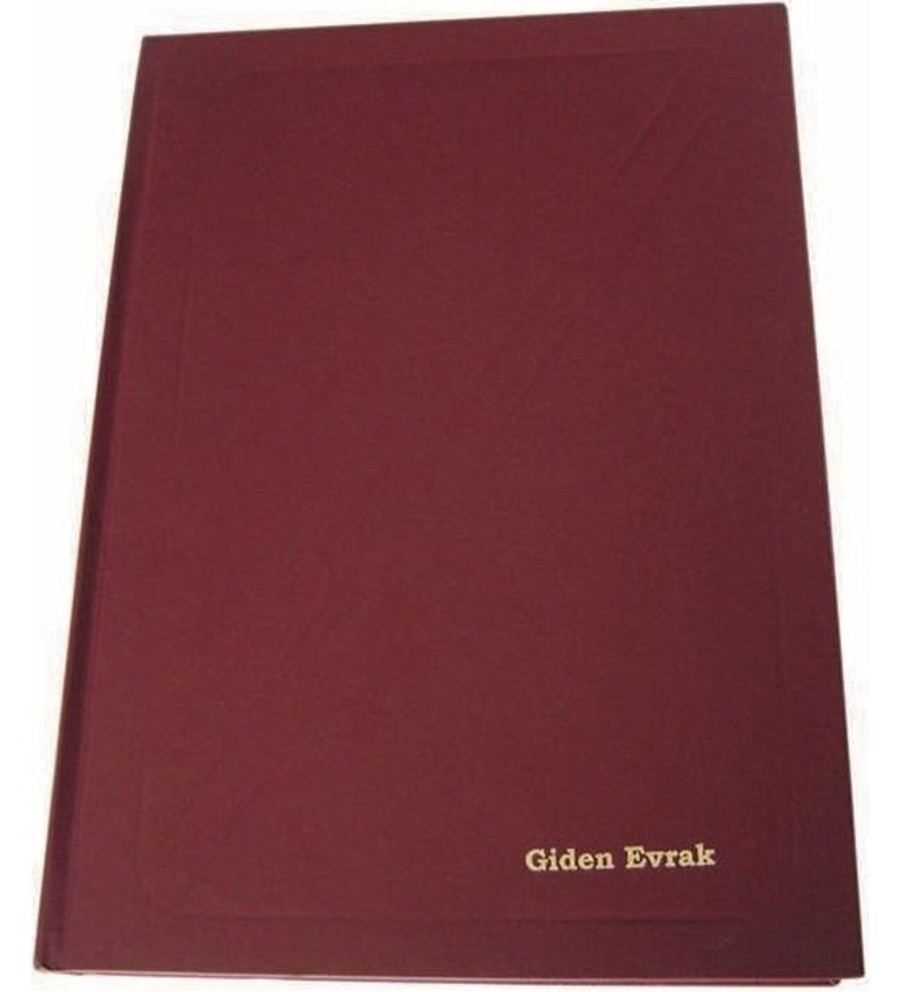 DİLMAN GİDEN EVRAK DEFTERİ CİLTLİ 96 YP