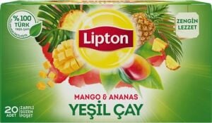 Lipton Bitki Çayı Yeşilçay Mango-Ananas 20X1.5gr