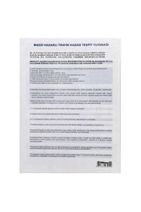 DİLMAN KAZA TESPİT FORMU OTOKOPİLİ