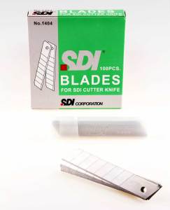 Sdi  1404 Geniş (18mm) Maket Bıçak Yedeği 100'lü