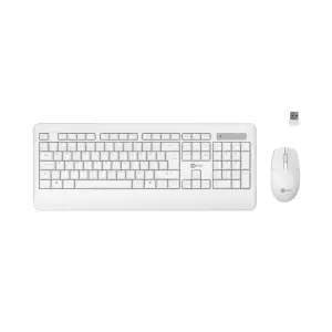 Lecoo KW202 Kablosuz Türkçe Q Klavye Mouse Set Beyaz