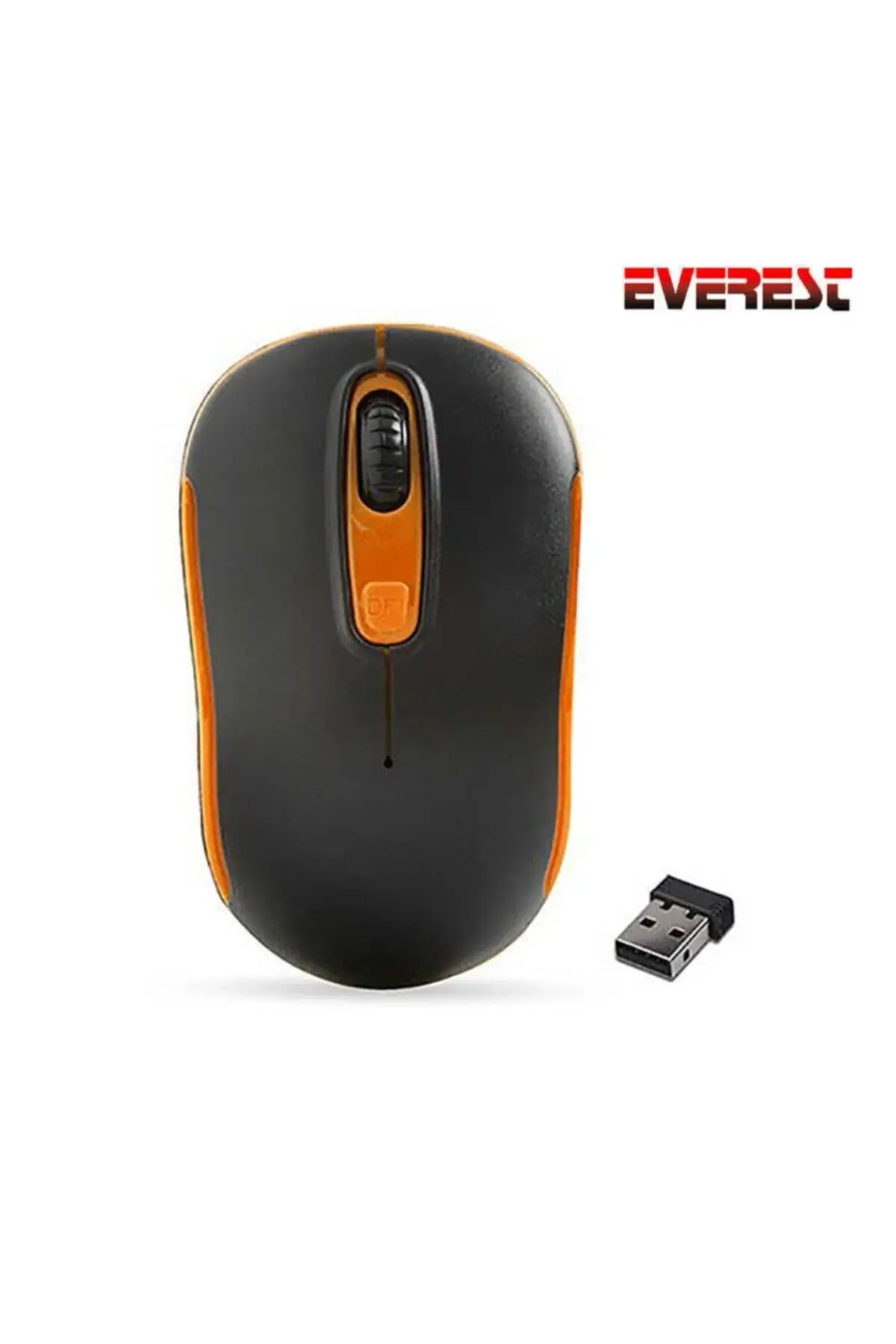 Everest SM-804 USB Siyah/Turuncu Kablosuz Mouse