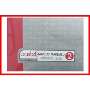 PASTEL TAHSİLAT MAKBUZU OTOKOPİLİ 2N/50