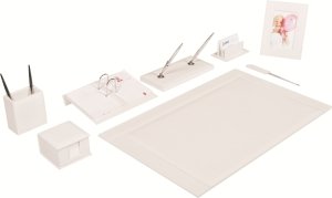Gıpta 7602 Deskop Sümen Takımı 9 Parça Beyaz