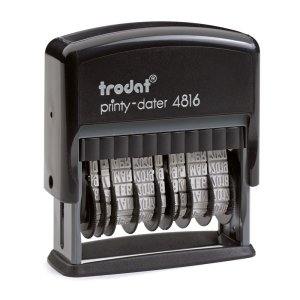 Trodat 4816 Çift Tarih Kaşesi GG/AA/YYYY - GG/AA/YYYY