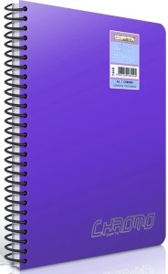 Gıpta Chromo Spiralli PP Kapak Defter 120 Yp Kareli
