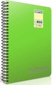Gıpta Chromo Spiralli PP Kapak Defter 120 Yp Kareli