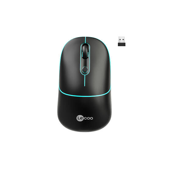 Lecoo WS210 Kablosuz Tuşlu Optik Mouse Siyah