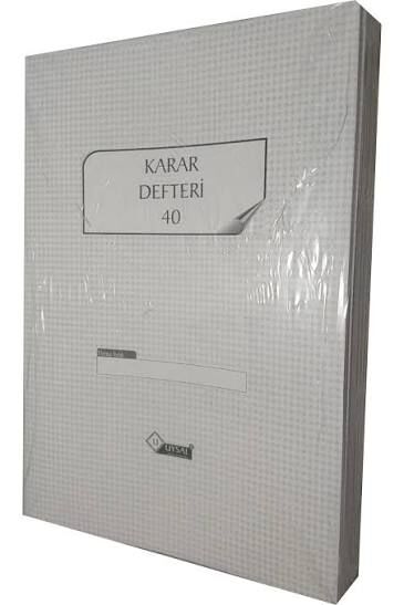 UYSAL KARAR DEFTERİ 40 YP