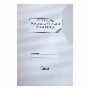 UYSAL GENEL KURUL TOPLANTI VE MÜZAKERE KARAR DEFTERİ