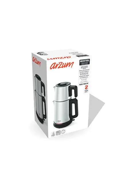 ARZUM AR-3158 NEROSTEEL İNOX ÇAYCI