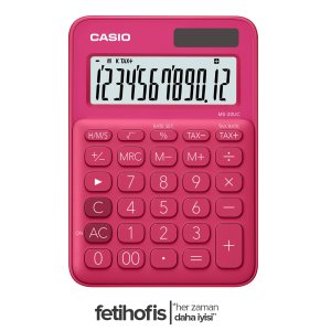 Casio Ms-20uc Hesap Makinesi Fuşya