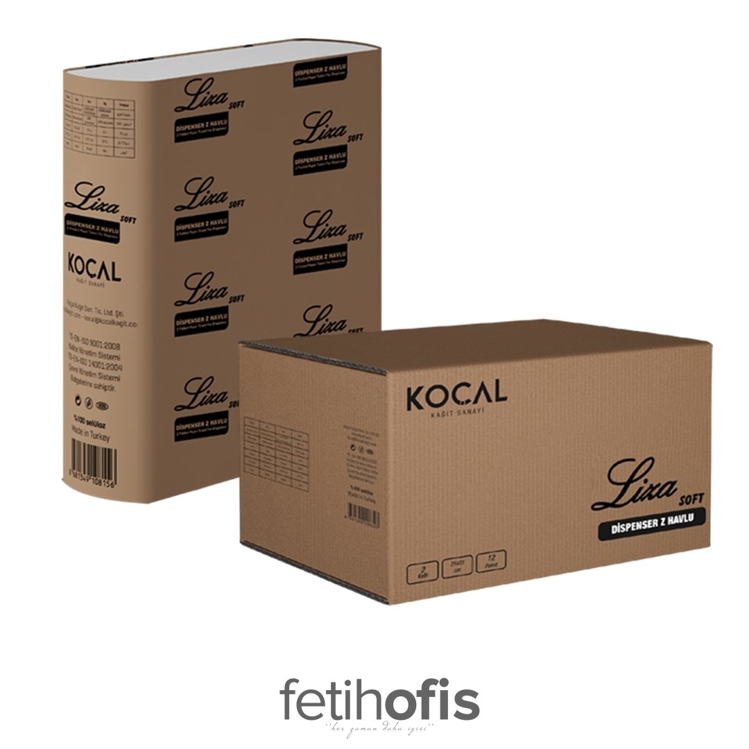 Liza 5300 Soft Dispenser Z Katlı Havlu 200Adx12 Pkt