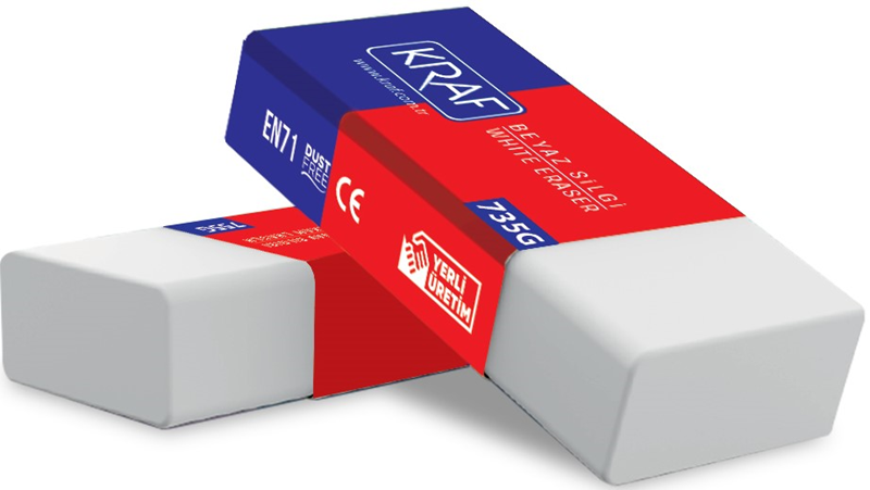 KRAF SİLGİ BEYAZ  735G
