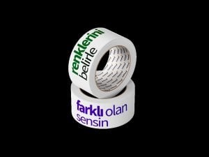 45mmx100M Özel Baskılı Koli Bandı (AKRİLİK)