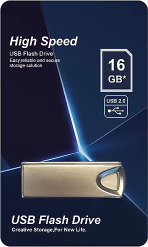 ELBA 16GB METAL 2.0 USB FLASH BELLEK