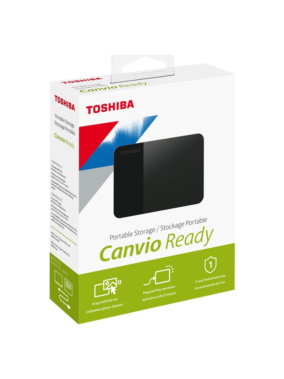 TOSHİBA 1TB CANVİO READY 2.5 GEN1 HARDDİSK