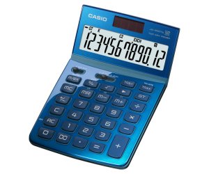 Casio JW-200 TW Masaüstü Hesap Makinası Mavi