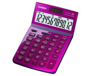 Casio JW-200 TW Masaüstü Hesap Makinası Pembe