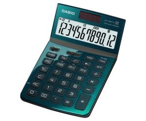 Casio JW-200 TW Masaüstü Hesap Makinası Yeşil