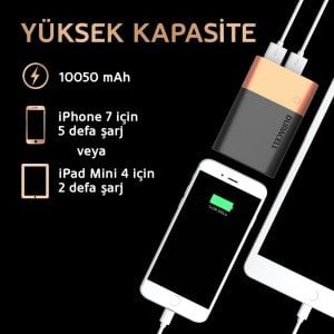 Duracell 10050 mAh Taşınabilir Şarj Cihazı