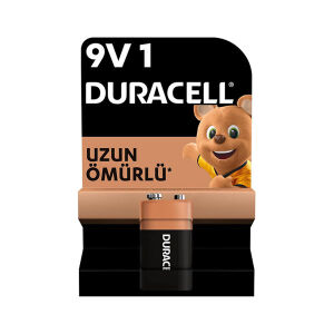 DURACELL PİL 9 VOLT TEKLİ