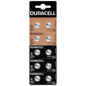 DURACELL PİL DÜĞME 1,5 VOLT 2*5 Lİ LR44