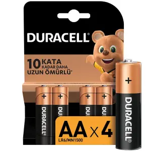DURACELL PİL 4 LÜ AA KALEM