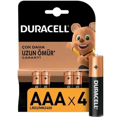 DURACELL PİL 4 LÜ AAA İNCE KALEM