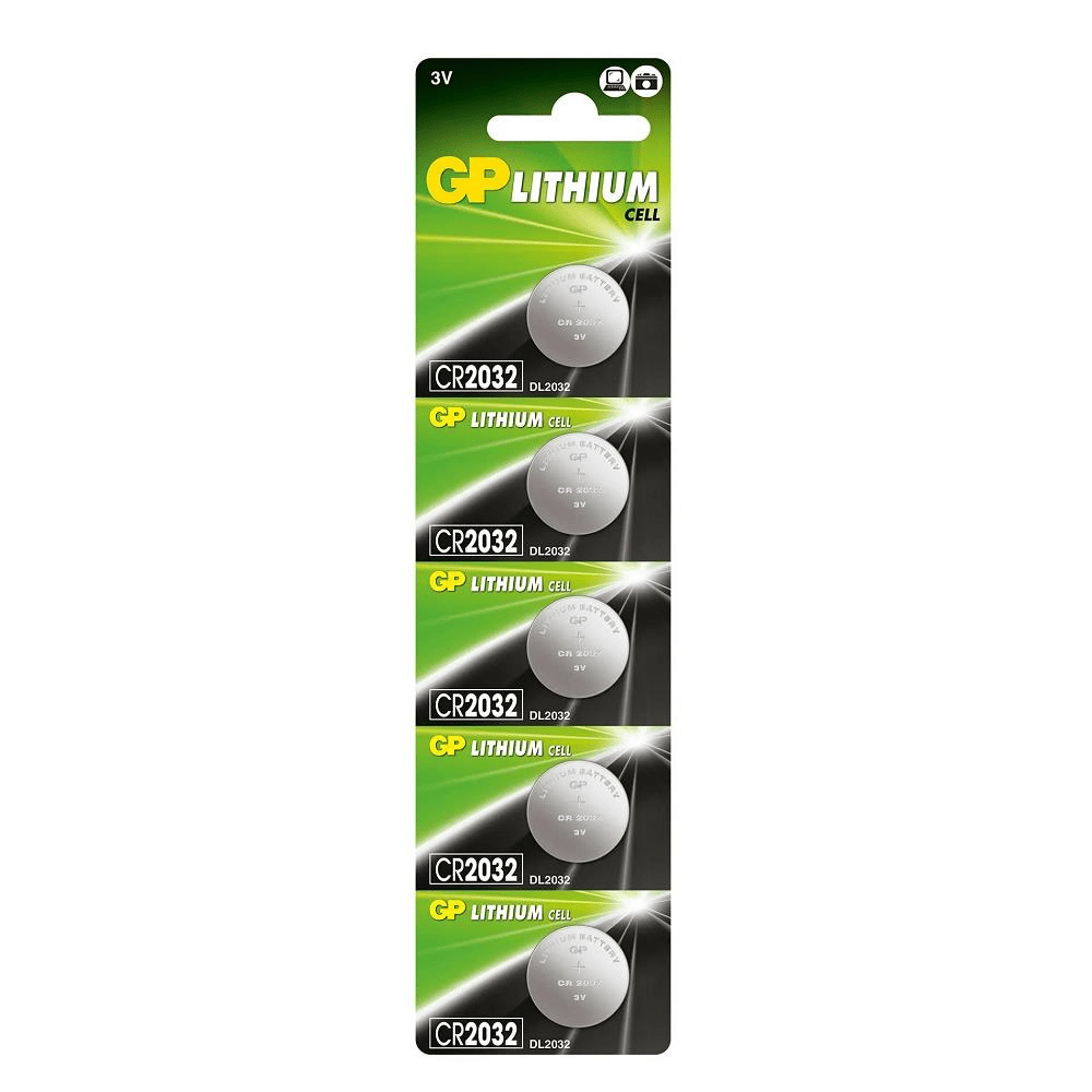 GP CR2032 3 VOLT LİTYUM PİL 5 Lİ KARTELA