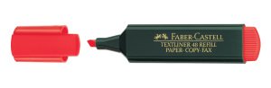 Faber Castell 1548 Fosforlu Kalem Kırmızı