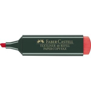 Faber Castell 1548 Fosforlu Kalem Kırmızı