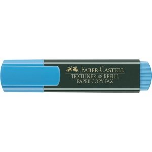 Faber Castell 1548 Fosforlu Kalem Mavi