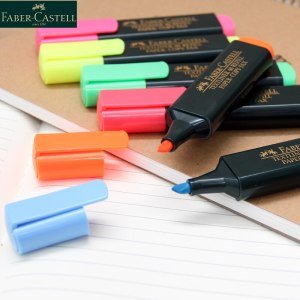 Faber Castell 1548  Fosforlu Kalem Mor