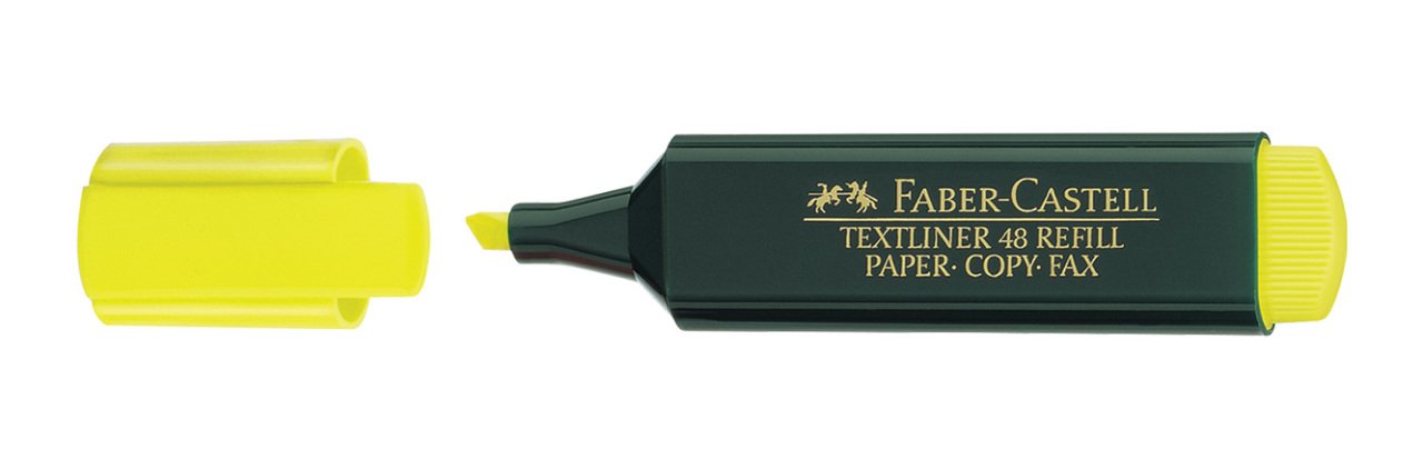 Faber Castell 1548 Fosforlu Kalem Sarı