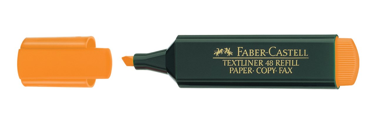 Faber Castell 1548 Fosforlu Kalem Turuncu
