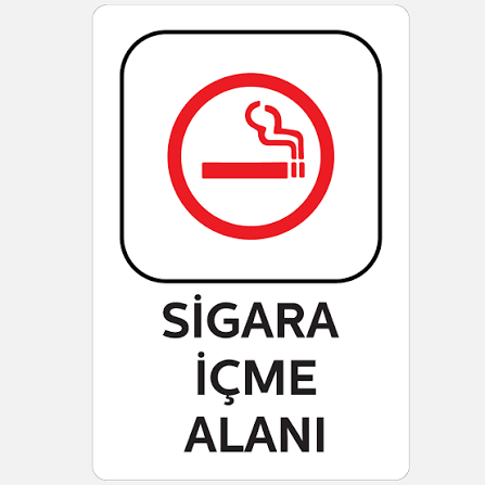 EKSTRAFİX 204 (YUL-431) 25x35 SİGARA İÇME ALANI