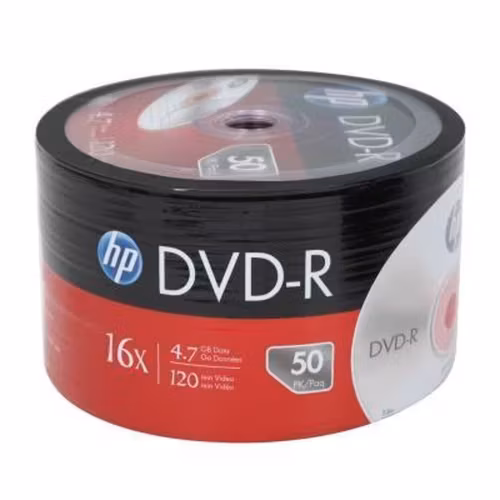 HP DVD-R 50Lİ 4,7GB/120MİN 16X SHRİNK